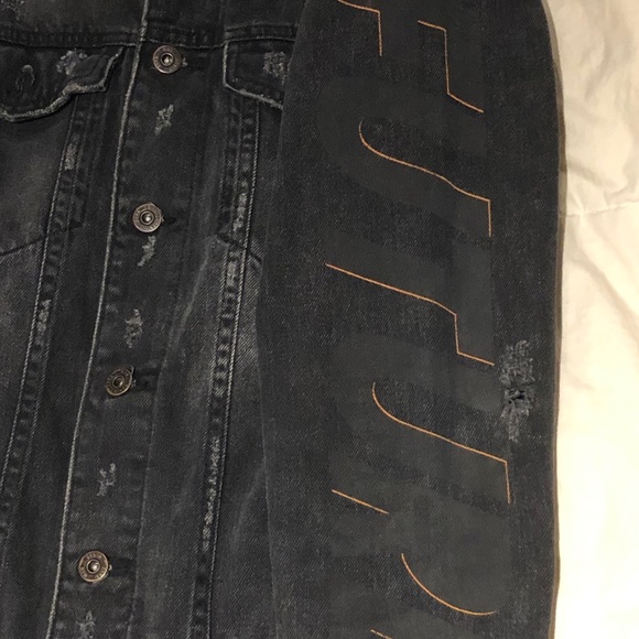 Black Future Denim Jacket (Zara x Future Rapper) - Picture 4 of 5